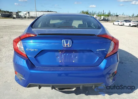 2020 Honda Civic Sport из США, поврежденный, VIN 19XFC2F89LE020818